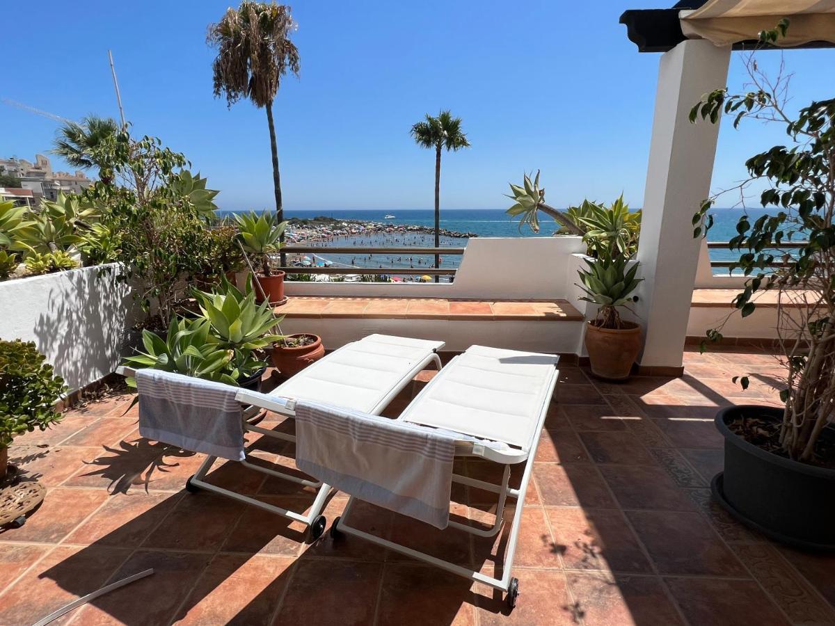 Playa Cristo Amazing Beach Terrace Appartment Estepona Ngoại thất bức ảnh