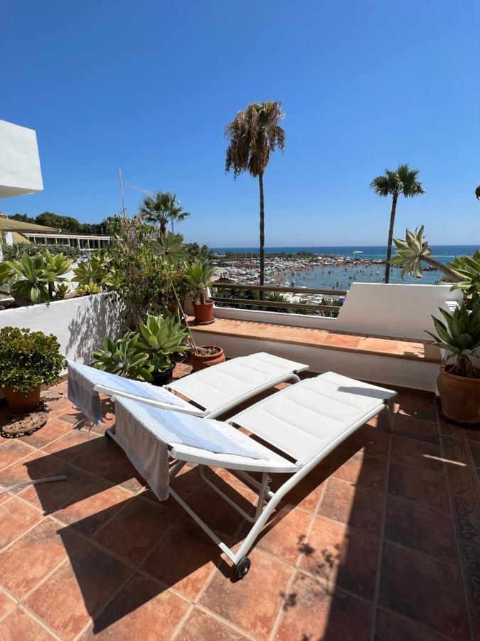 Playa Cristo Amazing Beach Terrace Appartment Estepona Ngoại thất bức ảnh